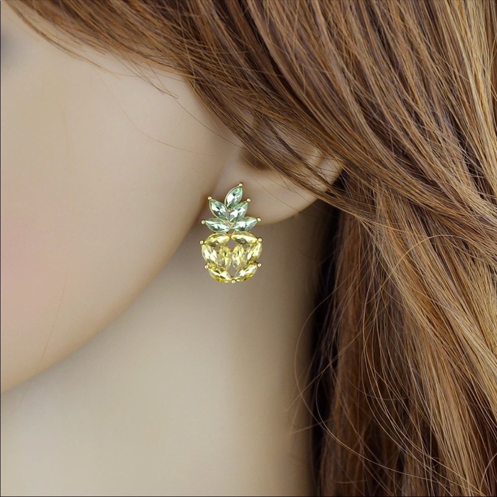 🍍Pineapple Earrings🚫Last Pair🚫 - Picture 2 of 5